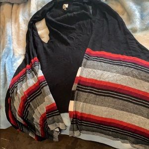 Open sleeve cardigan